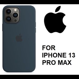 APPLE SILICONE CASE WITH MAGSAFE - FOR IPHONE 13 PRO MAX - ABYSS BLUE